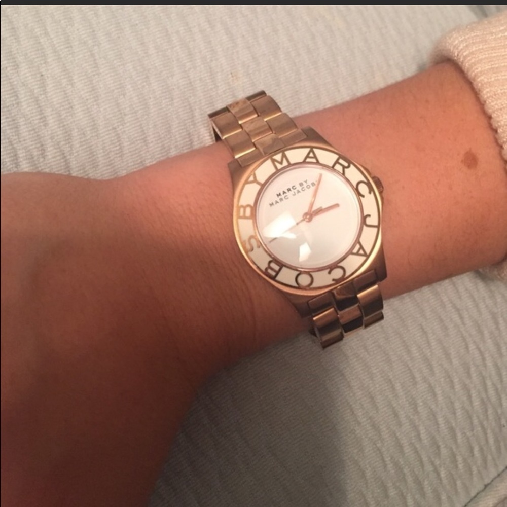 Marc by Marc Jacobs rose gold watch